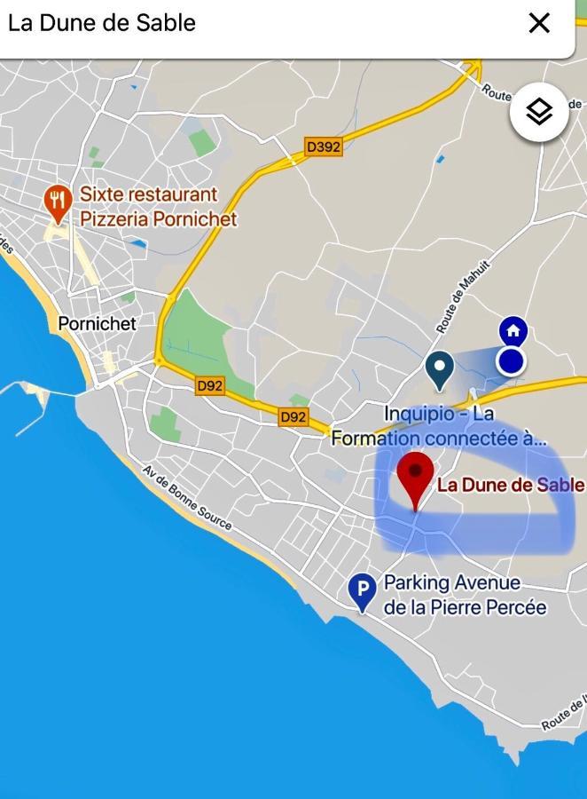 بورنيشّيه La Dune De Sable, A Deux Pas Des Plages المظهر الخارجي الصورة